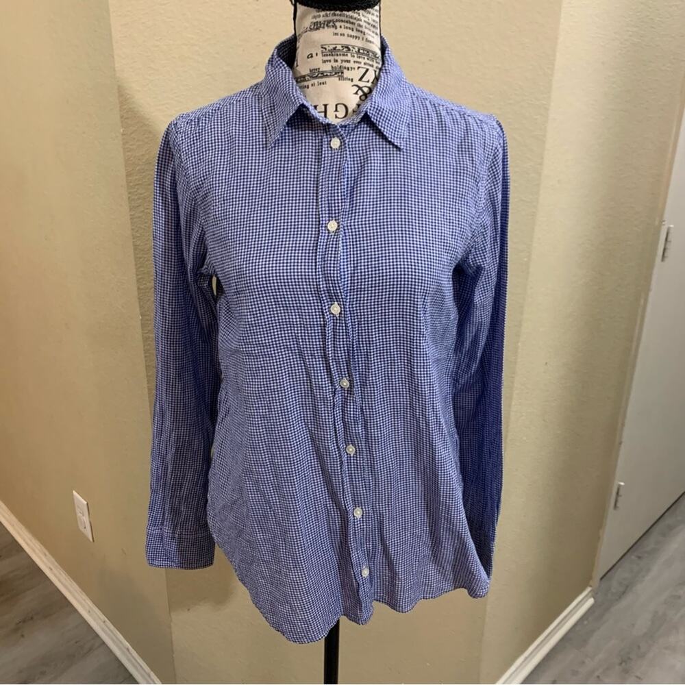 J Crew classic button‎ down shirt size 2